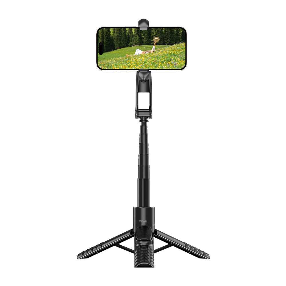 Wiwu Wi-SE014 Magnetik Özellikli 360 Derece Dönebilen Kumandalı Selfie Çubuğu ve Tripod Wiwu Wi-SE014 Magnetik Özellikli 360 Derece Dönebilen Kumandalı Selfie Çubuğu ve Tripod